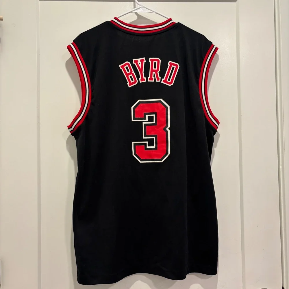 Adidas Chicago Bulls Byrd 3 NBA Basketball Jersey Mens Medium Black Sleeveless